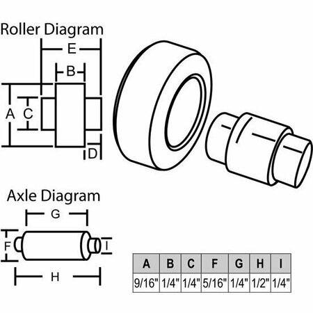 STRYBUC ROLLER ASSEMBLY 52-621